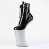 Pleaser - FORBIDDEN1020BEJ Platform Boots, Pole dance shoes - Black Product image